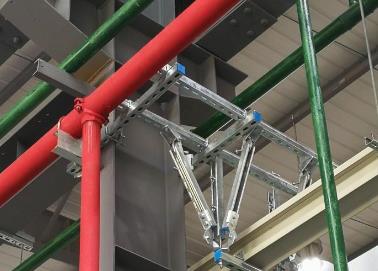 江孜该抗震支架的整体式支吊架结构协调性好